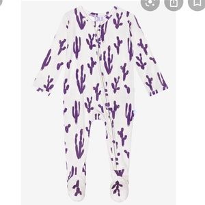 Posh Peanut Jackson Footed Zipper Pajamas